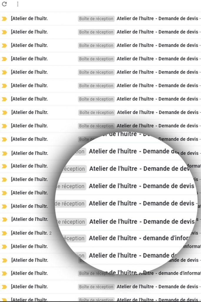 les résultats du référencement : augmentation des demandes de devis