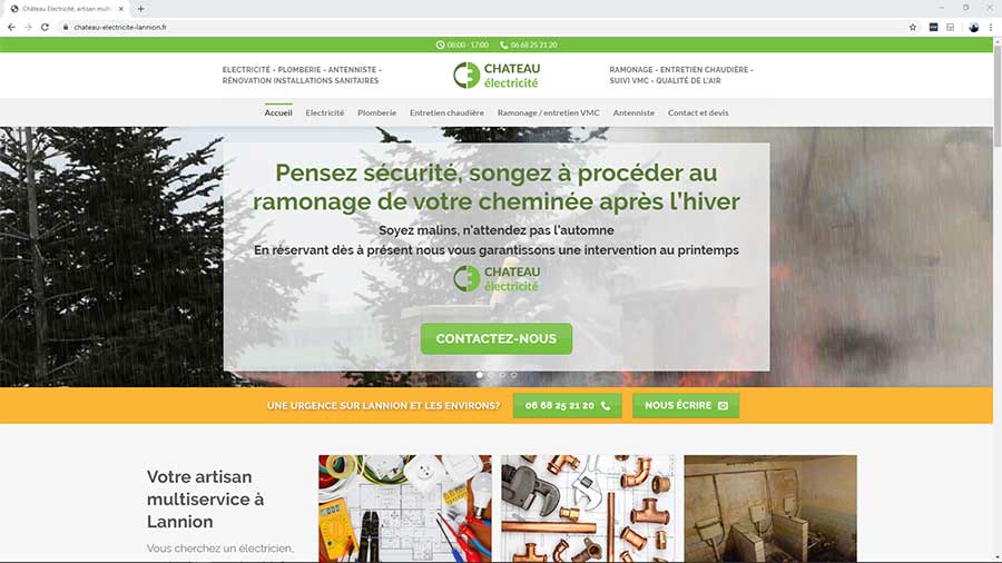 Creation du site internet de Constructions Traditionnelles d'Armor à Lannion - BreizhPress